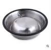 Factory direct sales of stainless steel pet bowls, stainless steel dog bowls, footprint and bone flushing pet food bowls, cat bowls Specification image